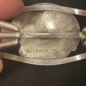 Vintage Sterling silver cuff bracelet